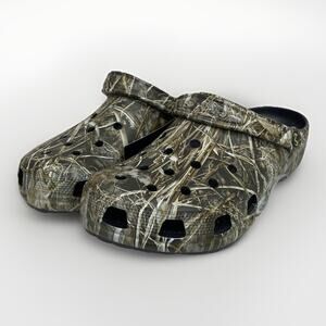 Crocs Realtree Max 7 Classic Clog Camoflauge Mens Size 11 Camo 210345-90H New